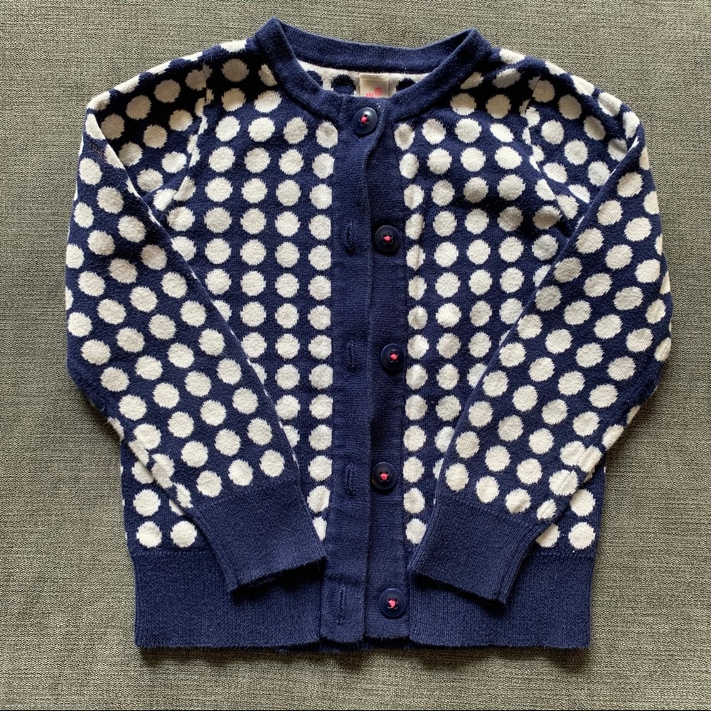 Cherokee 2T Polka Dot Cardigan